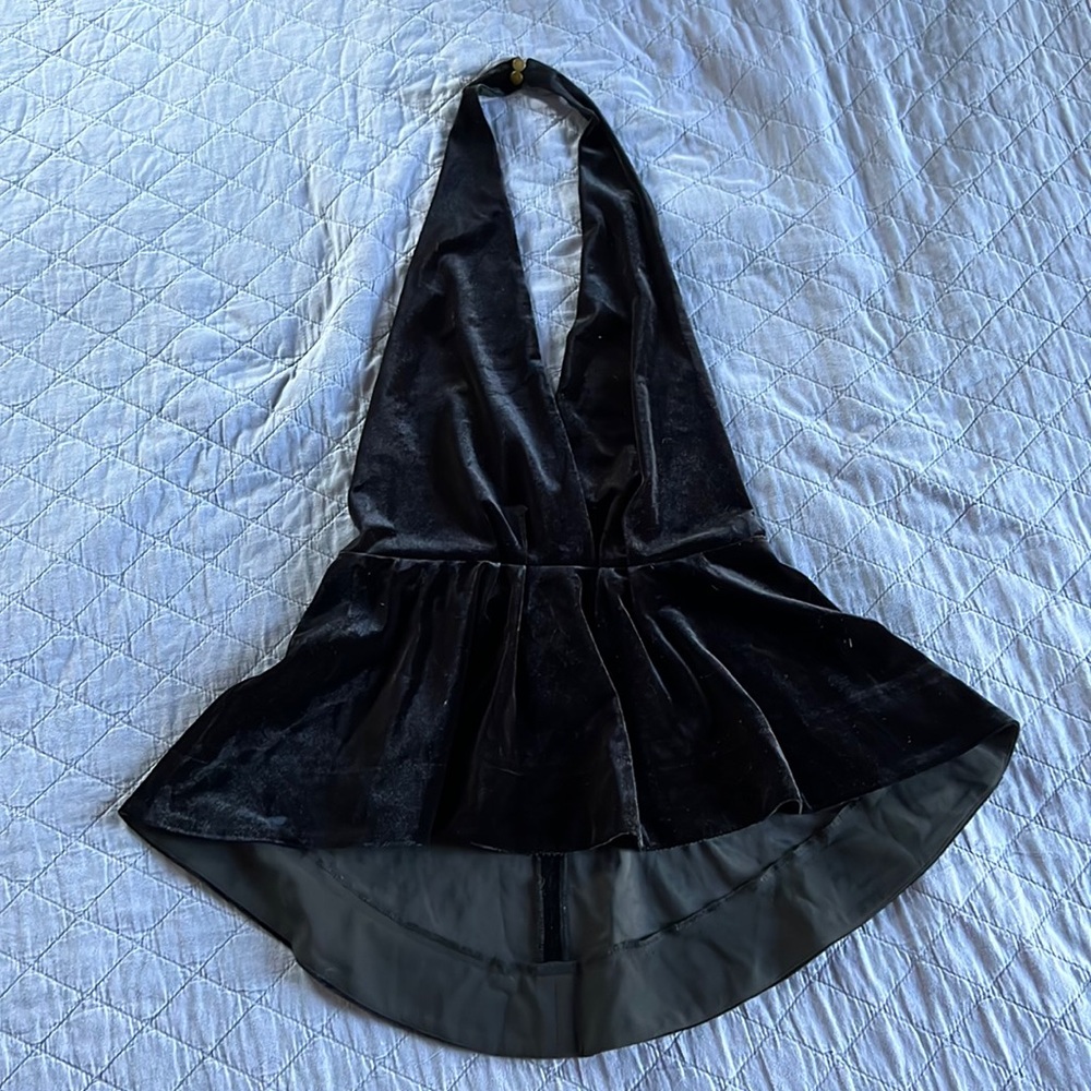 Express Velvet Halter Top